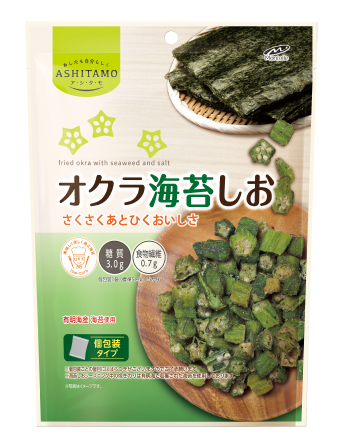 大袋 オクラ海苔しお